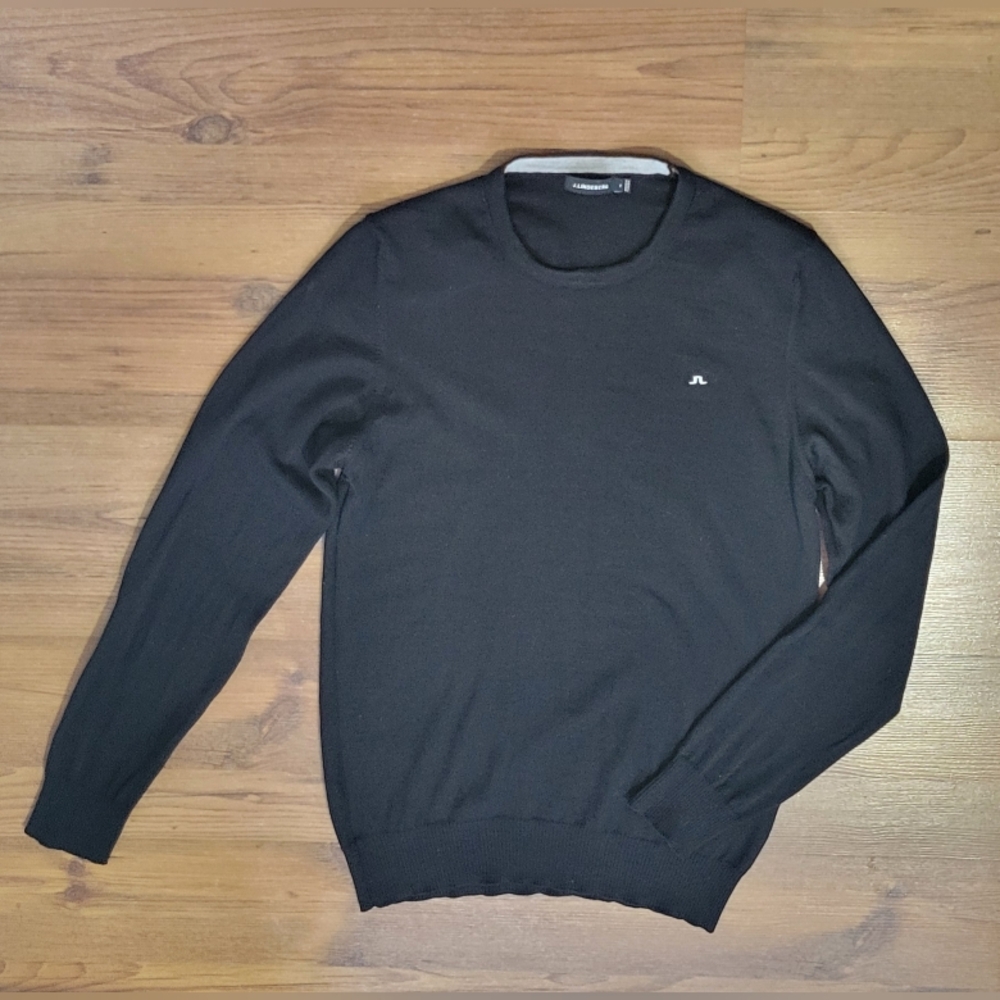 Men's J. Lindeberg Merino Crew Neck Sweater